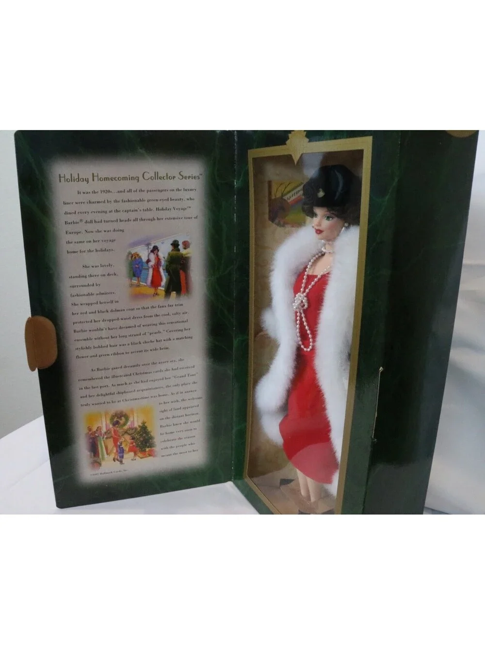 Special Edition 1997 Holiday Voyage Hallmark Barbie Doll 1920’s Flapper 18651